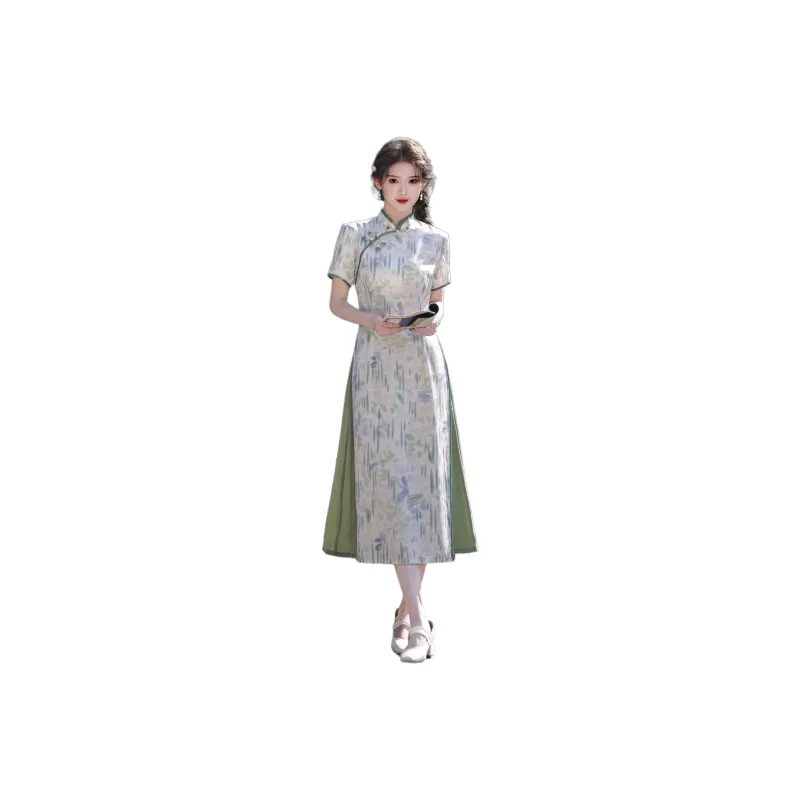 MJ Cheongsams Women's White-0