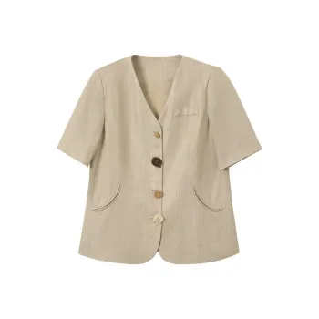 SHUXI Business Suits Women's Ash Wood Gray