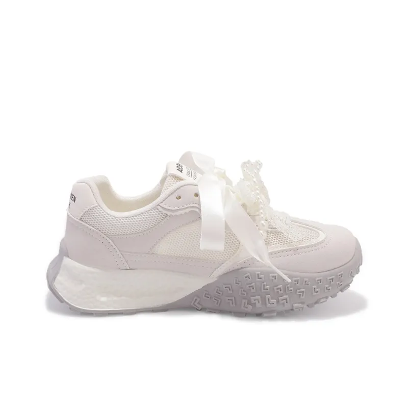 Miss Zhang Low Top Casual Shoes Women's Beige-1