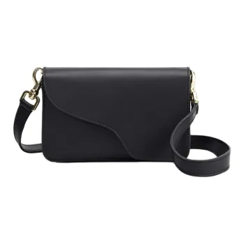 ATP Atelier Cow Leather Shoulder Bag Women's Black