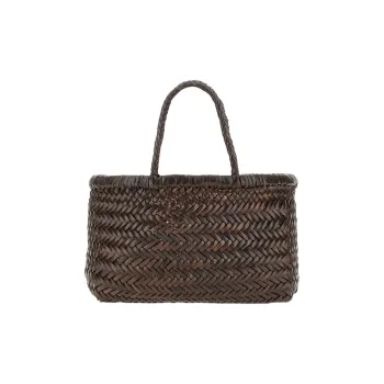 Dragon Diffusion Leather Tote Bag, Shopping Bag, Handbag Mini Women's Dark Brown