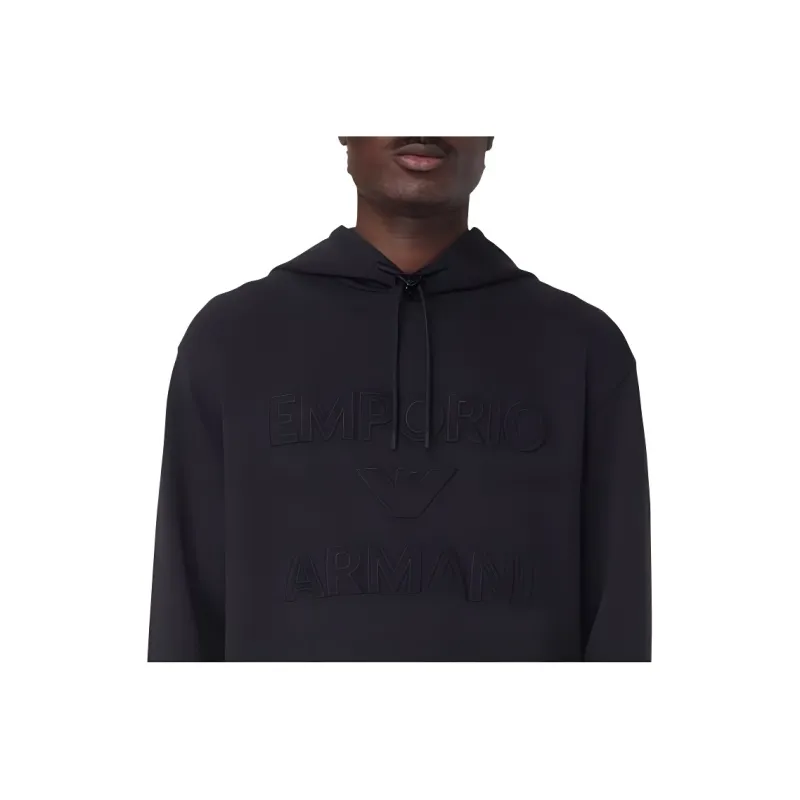EMPORIO ARMANI Logo appliqué Hoodie-2
