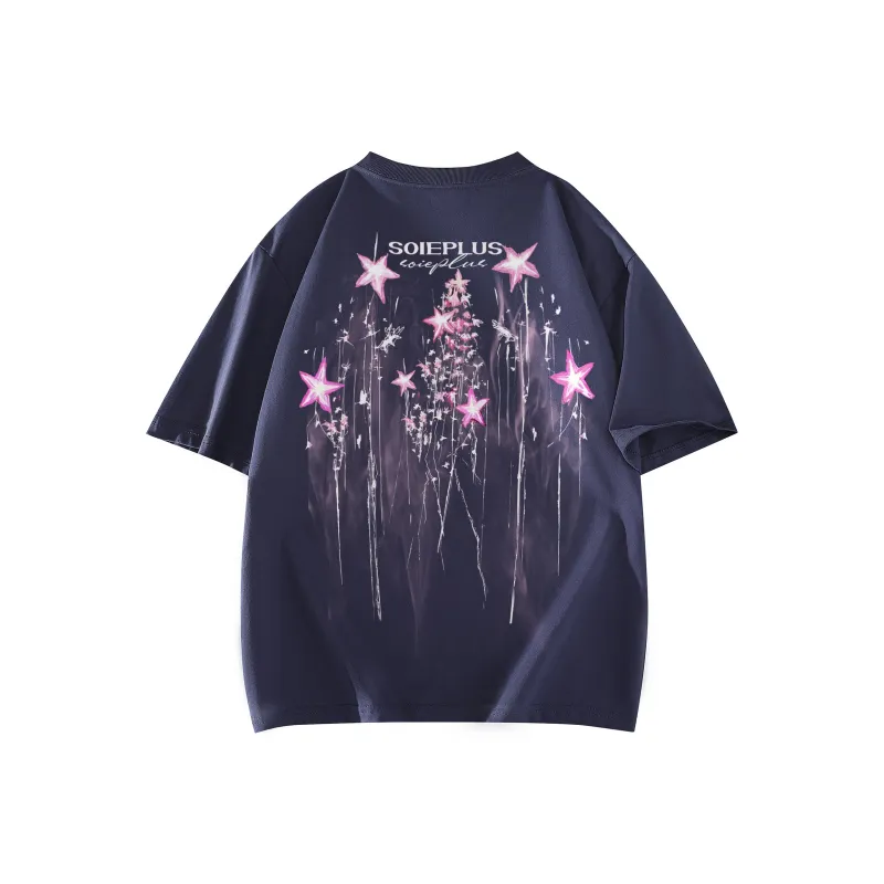 SOIE T-Shirts Unisex Navy Blue-0