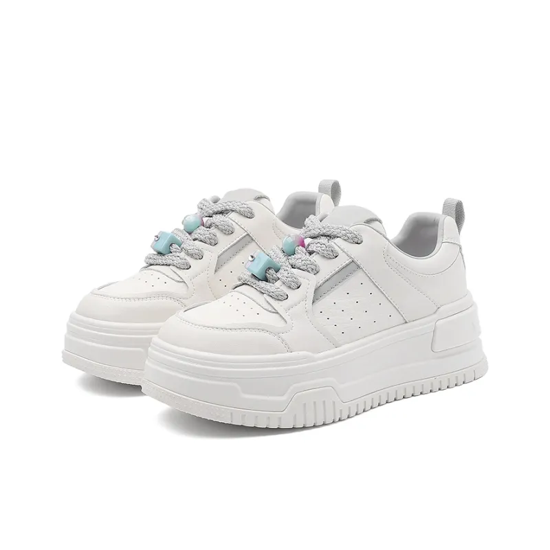 Liddy Lightweight, Height Enhancing, Breathable, Abrasion Resistant Low Top Skateboard Shoes Women's-7