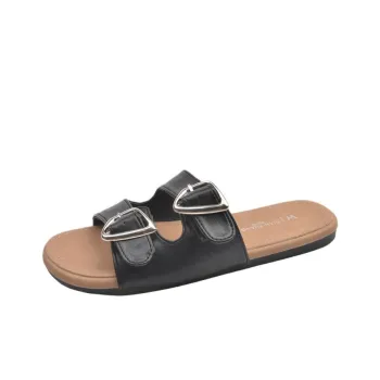 Puppytown Slip Resistant Quiet Slide Slippers Women's
