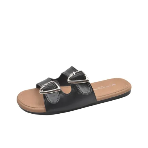 Puppytown Slip Resistant Quiet Slide Slippers Women's