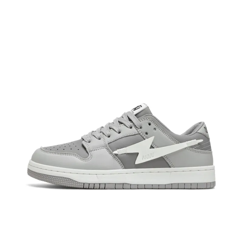 White Sands Slip Resistant, Abrasion Resistant, Breathable, Lightweight Low Top Skateboard Shoes Unisex-12