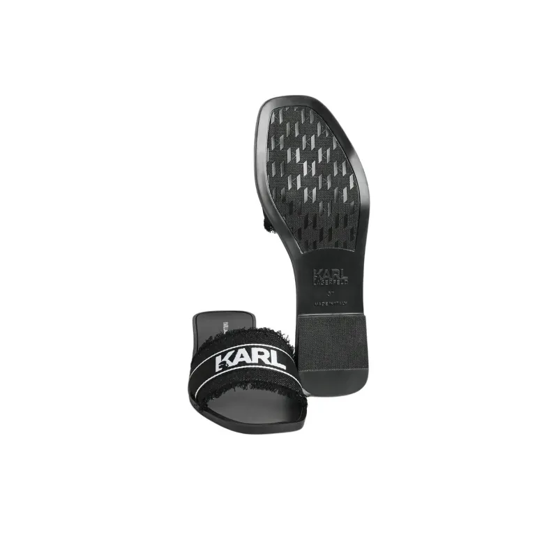 KARL LAGERFELD Slide Slippers Women's Black-4