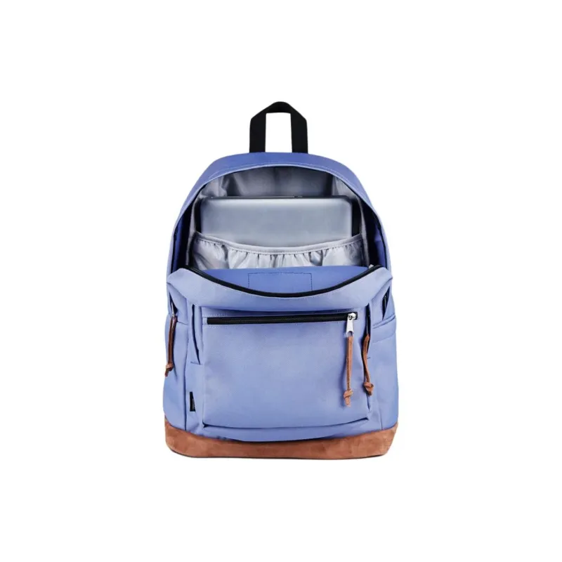 JanSport Suede Backpack Unisex Lavender-4