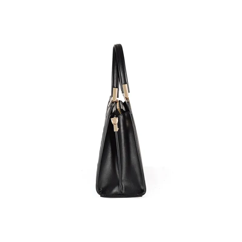 Vigno Synthetic Leather Handbag Women's Red/Black-9