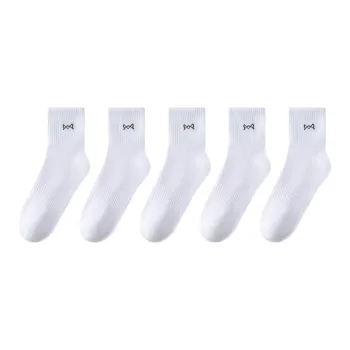 MIIOW Mid Calf Socks Unisex 5 Pack