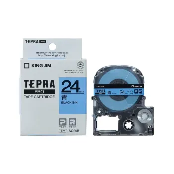 KING JIM TEPRA Pro Multicolor Label, Blue Stationery Tape