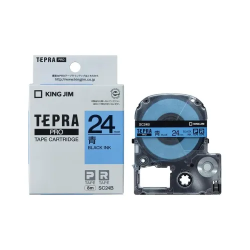 KING JIM TEPRA Pro Multicolor Label, Blue Stationery Tape