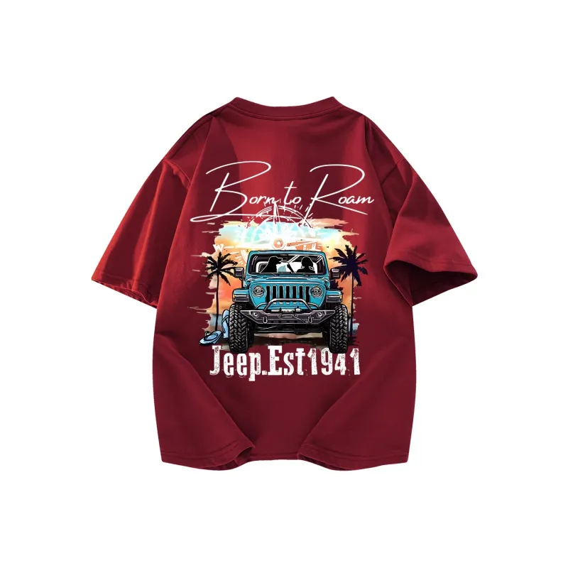 Jeep Pasture Horse Lifestyle T Shirt Unisex-11