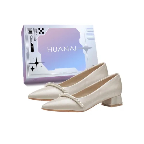 HUANAI High Heels Women's Apricot