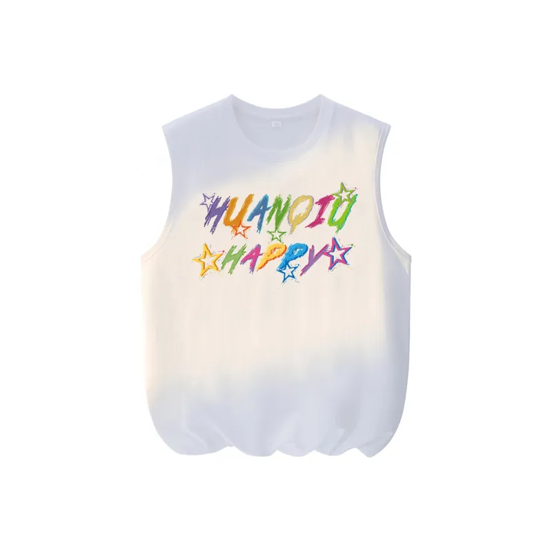 HUANQIU Tank Tops Unisex-5