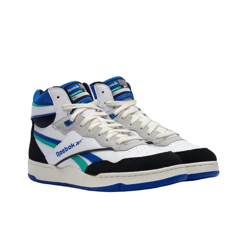 Reebok BB4000 2 Mid 'White Black Unleashed Green'-2