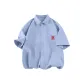 [Ice Silk Shirt]Light Blue (with Red Seal Chest Logo)
