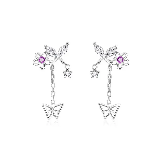 MISS WEI 999 Fine Silver Earrings Women's-0