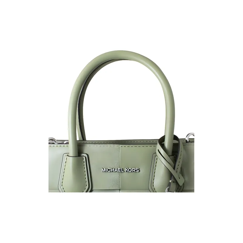 MICHAEL KORS Leather One Shoulder Handbag Women's Green-1