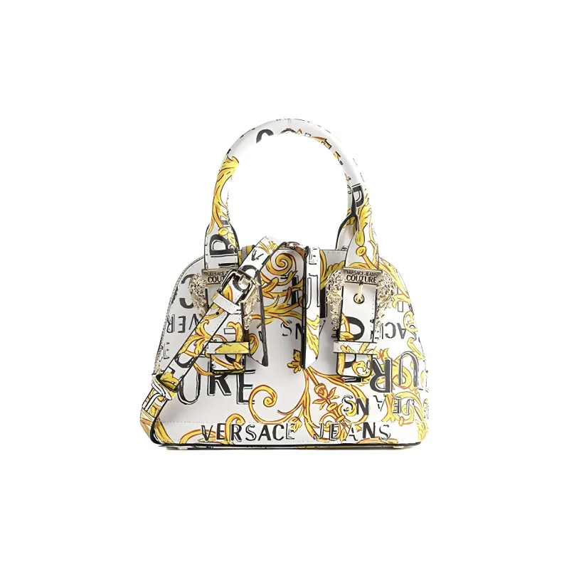 VERSACE JEANS COUTURE PU Shoulder Bag, Crossbody Bag, Handbag Women's White-0