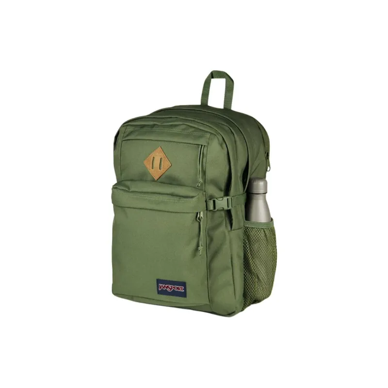 JanSport Suede Backpack Extra Large Unisex Khaki Green-3