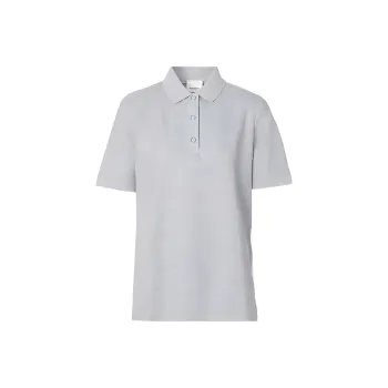 Burberry Polo Shirt Women's Gray