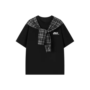 PAUL COSTELLOE T Shirts Unisex Black Shawl Style