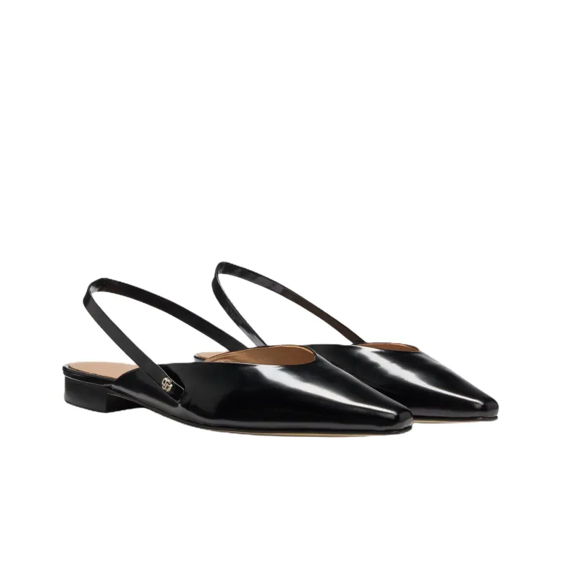 HUGO BOSS Leder Casual Single Shoes Women's Black-2