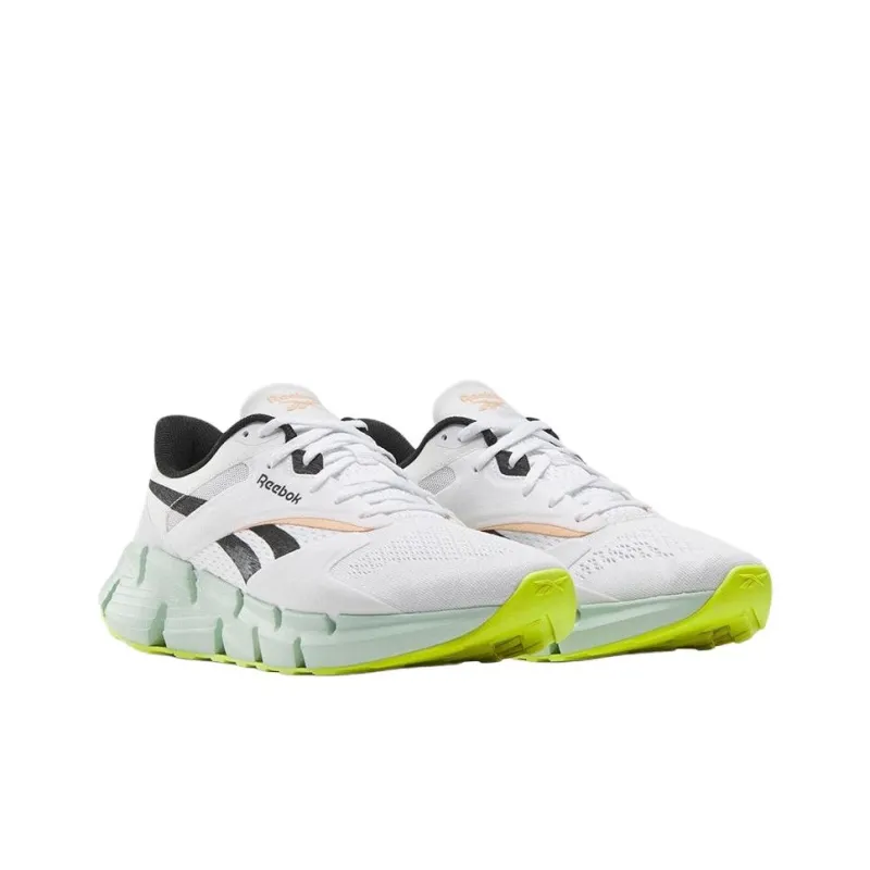 Reebok Zig Dynamica 5 Anti Slip Wear Resistant Low Top Running Shoes Unisex White-2