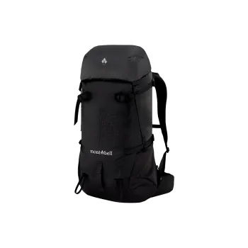 MONTBELL Mountaineering Bag Outdoor Bag Nylon 40L Black Unisex