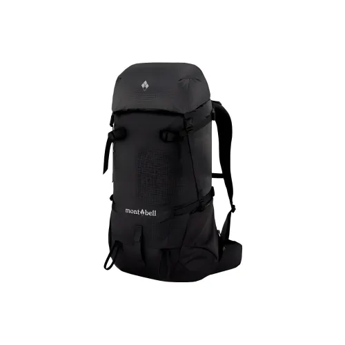 MONTBELL Mountaineering Bag Outdoor Bag Nylon 40L Black Unisex
