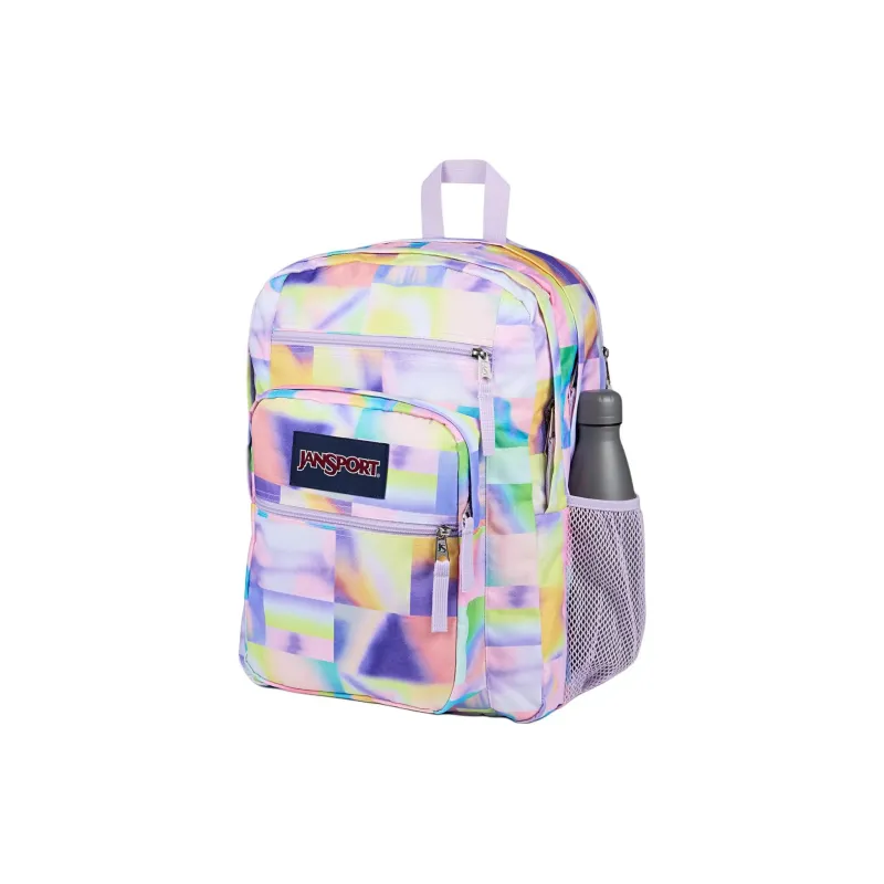 JanSport Polyester Backpack Women's Pink & Blue-2