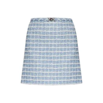 VERSACE Tweed Mini Skirt