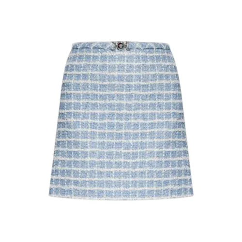 VERSACE Casual Short Skirts Women's Blue
