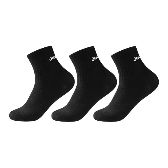 Jeep Mid Calf Socks Unisex 3 Pack-15