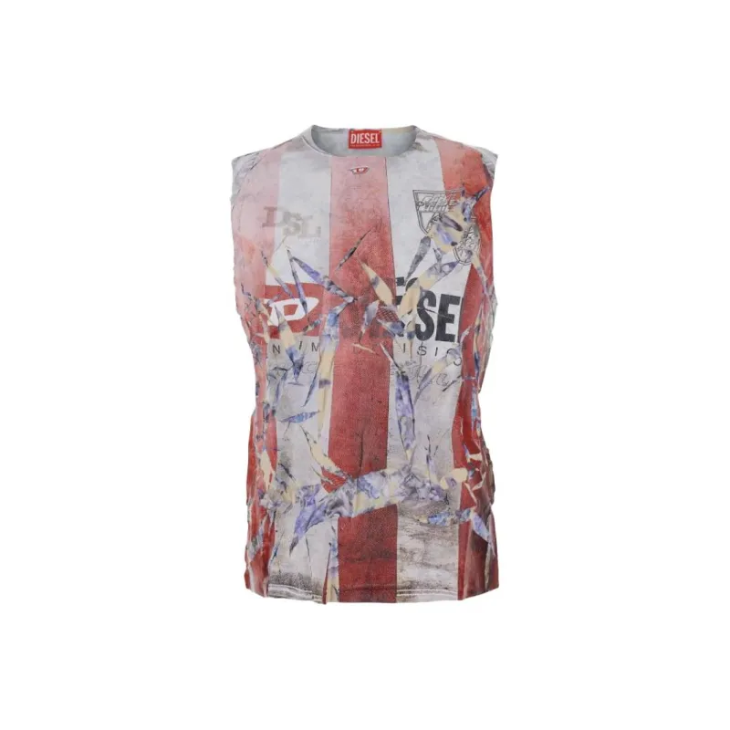 DIESEL T Per Stripe Tank Top-0