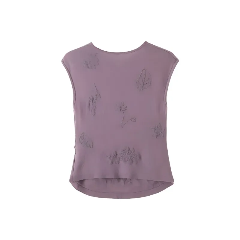 Late White Knitwear Women's Purple-1