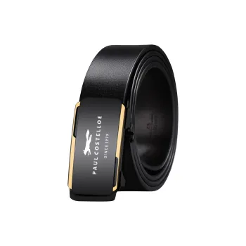 PAUL COSTELLOE Cow Split Leather Belts Unisex 3.4cm