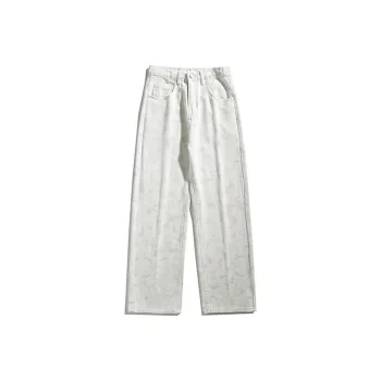HKRXEC Jeans Men White