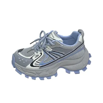 The Mystery Of Glamour Slip Resistant And Breathable Low Top Chunky Sneakers Women's