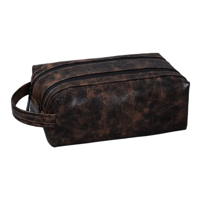 MILO BLISS Double Zipper Cosmetics Storage Bag Portable-0