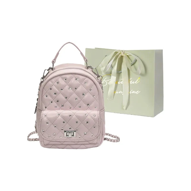 JIANGLIDA PU Backpack Women's Multicolor-8