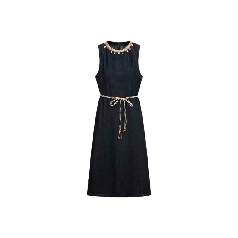 KEAB Sleeveless Dresses Women's Dark Blue-0