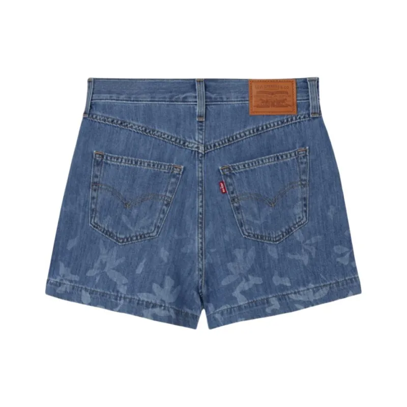 Levis Denim Shorts Women's Light Blue-1