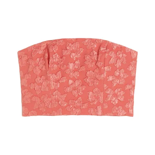 Rotate H&M Flower Mini Top Spiced Coral