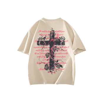 SOIE T Shirts Unisex Light Beige Apricot