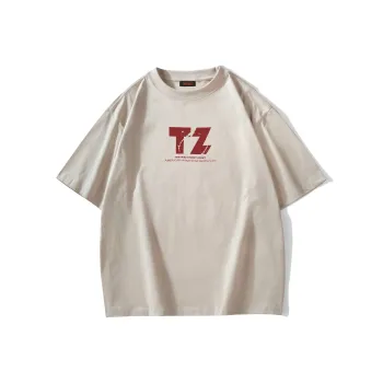 TONYKRZ T Shirts Unisex Light Beige Apricot
