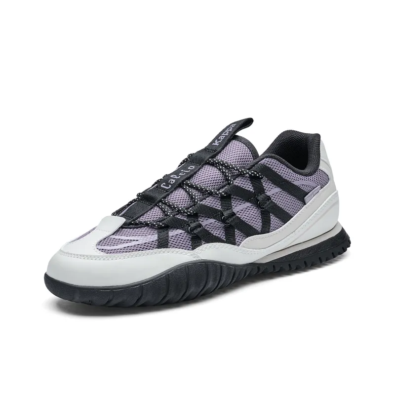Kappa Anti Slip Wear Resistant Low Top Running Shoes Women's Purple Black-2