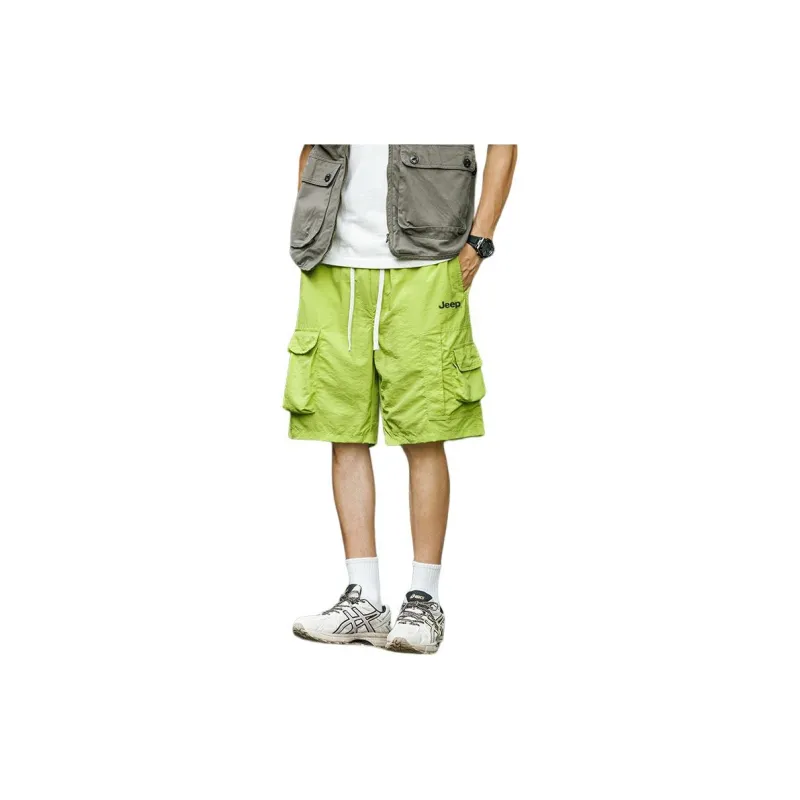 Jeep Casual Shorts Unisex Neon Green-0